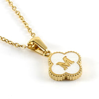 Clover Initial Necklace