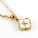 Clover Initial Necklace