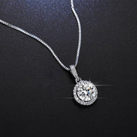 Adaline's Halo Zirconia Necklace