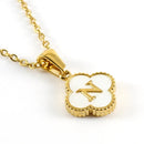 Clover Initial Necklace