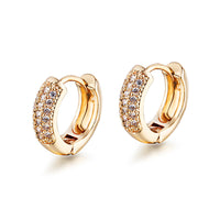 Clementine Hug Hoop Gold Earrings