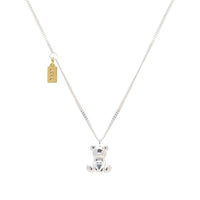 Bria Silver Teddy Pendant