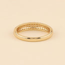 Crystal Dome Gold Ring