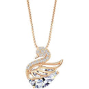 Crystal Swan Necklace