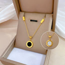 Amalia's Time Reversible Gold Necklace