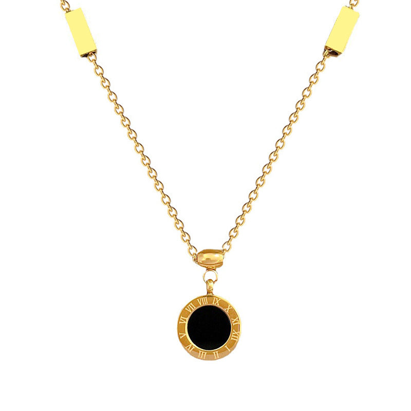 Amalia's Time Reversible Gold Necklace