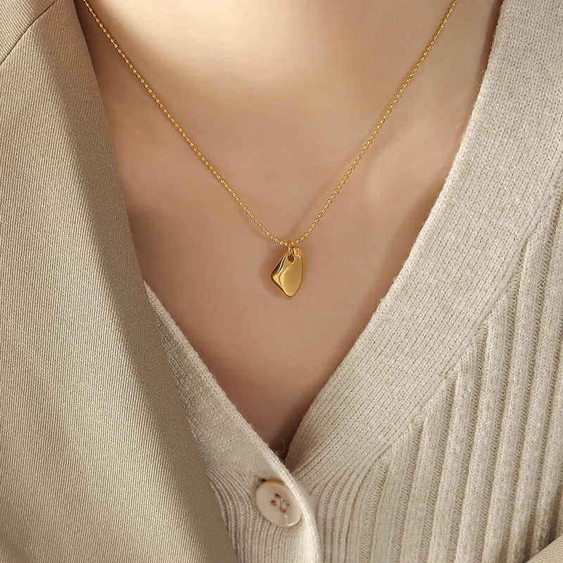 Charming Glimmer Gold Necklace