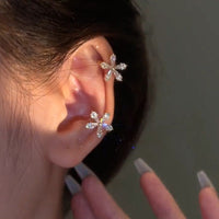 Crystalized Flower Earrings