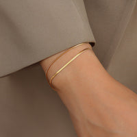 Classia Double Layer Golden Bracelet