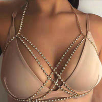 Crossed Top Body Chain