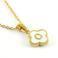 Clover Initial Necklace