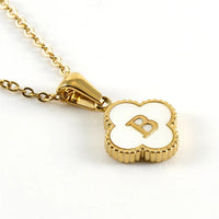 Clover Initial Necklace