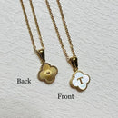 Clover Initial Necklace