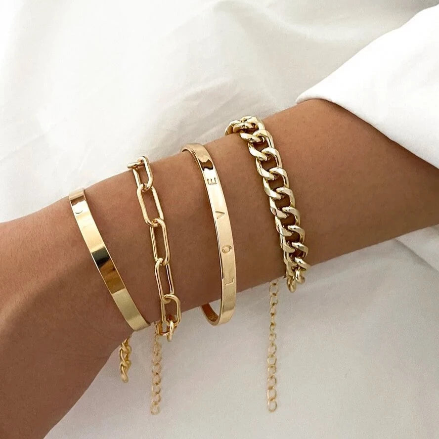 4 Piece Deja Bracelet Set